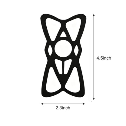 Motorcycle Phone Mount Girp Tether Non-Slip Silicone Security Universal Bike Replacement Straps Holders Security Bands Elastic X Web Mount Grip for Motorcycle Bicycle Scooter, 6 Packs