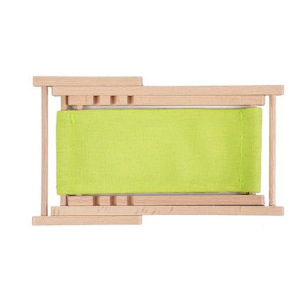 Foldable Wooden Cell Phone Stand, Phone Holder for Desk - color: Yellowish green