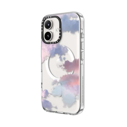 CASETiFY for iPhone 16 Plus Case - Impact Clear Compatible with MagSafe | Not Yellowing | 6.6 ft. 3x Military Grade Drop Protection | Clouds | Clear - color: Clouds, size: Iphone 16 Plus (6.7")