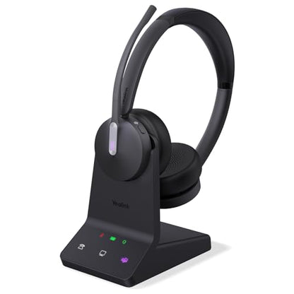 Yealink WH64 Dual DECT Bluetooth Wireless Headset for Phone PC Mobile Teams - size: Stereo