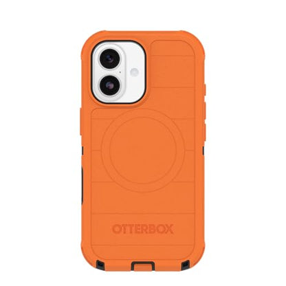 OtterBox iPhone 17 Defender Pro Series Case - Blaze Orange - Tough, Rugged & Durable iPhone Case, Snaps on MagSafe | Tough, Rugged & Durable iPhone Case, Snaps on MagSafe, Multi-Layer, Impact Absorbing iPhone Case - color: Blaze Orange, style: iPhone 17