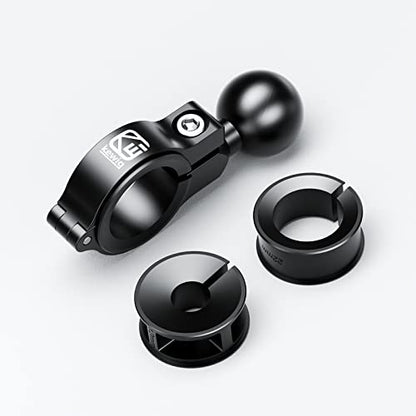 BRCOVAN Aluminum Alloy Handlebar Mount Base with 1'' TPU Ball - style: R3-Set of 1