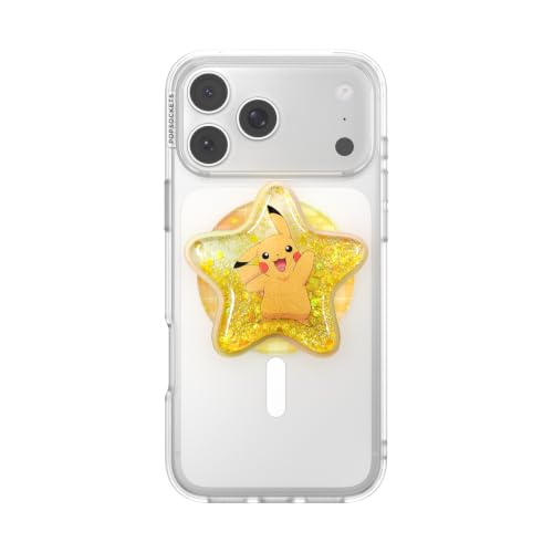 PopSockets Phone Grip for MagSafe, Magnetic Holder- Star Pikachu - color: Star Pikachu, style: MagSafe