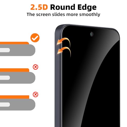 3 Pack Privacy Screen Protector for Samsung Galaxy A35 5G/A55 5G - size: [Privacy] Galaxy A35 (3 Pack)
