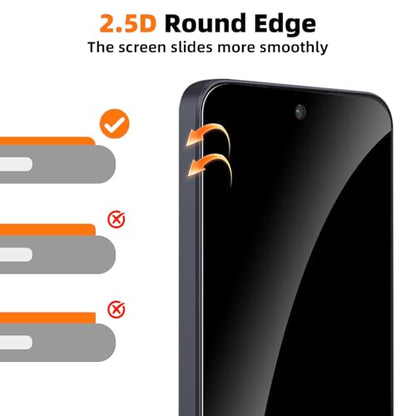 3 Pack Privacy Screen Protector for Samsung Galaxy A35 5G/A55 5G - size: [Privacy] Galaxy A35 (3 Pack)