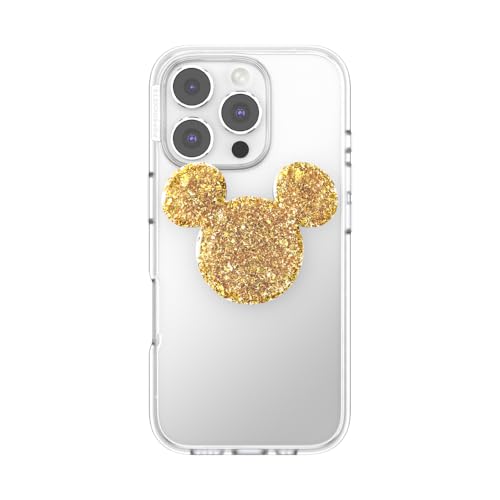 PopSockets Adhesive Phone Grip, Holder- Earridescent Gold - color: Earridescent Gold Mickey, style: Adhesive
