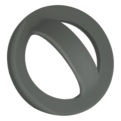 Magnetic Silicone Ring Grip Phone Holder, Rotating Finger Loop Ring Grip Holder, Soft and Portable, Strong Magnetic Attraction, Compatible with Magsafe Phone Case (Grey) - color: Grey