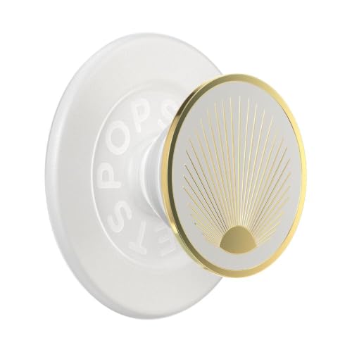 PopSockets Phone Grip for MagSafe, Magnetic Holder- Radiant White - color: Enamel Radiant White, style: MagSafe