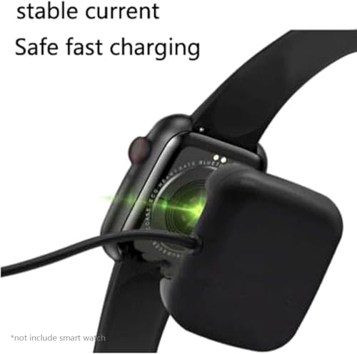 2Pcs Smart Watch Charger Intelligent Watch Magnetic Charger Dock Holder Stand USB Chargeable Charging Cable Adapter