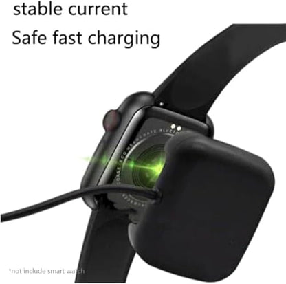2Pcs Smart Watch Charger Intelligent Watch Magnetic Charger Dock Holder Stand USB Chargeable Charging Cable Adapter