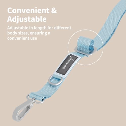 SWITCHEASY 20mm Adjustable Crossbody Phone Strap Compatible with Most Phones, Anti-Theft & Ant-Drop, Hands Free for Phone Lanyard Crossbody with Strap Card Phone Tether Tab - EasyStrap (Sea Foam) - color: Sea Foam, size: 20mm