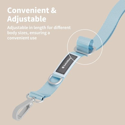 SWITCHEASY 20mm Adjustable Crossbody Phone Strap Compatible with Most Phones, Anti-Theft & Ant-Drop, Hands Free for Phone Lanyard Crossbody with Strap Card Phone Tether Tab-EasyStrap(Ice Cream White) - color: Ice Cream White, size: 20mm