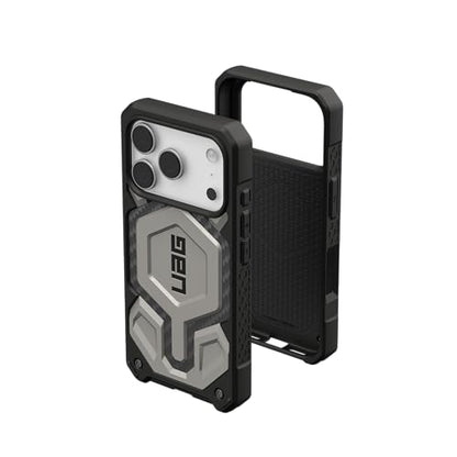 URBAN ARMOR GEAR UAG Designed for iPhone 17 Pro Case Monarch Pro - Compatible with MagSafe Military Grade Protective Cover, Titanium - color: Monarch Pro - Titanium