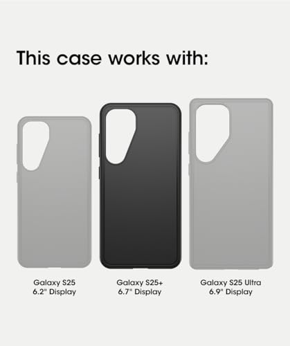 OtterBox Samsung Galaxy S25+ Symmetry Series Clear Magnet Case - Clear - Ultra-Thin, Sleek, Wireless Charging Compatible Phone Case - color: Clear, style: Samsung Galaxy S25+
