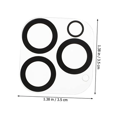 Uonlytech 5pcs Diamond Camera Lens Protector Films for Pro Scratch Resistant Finger Easy to Clean Fit for Mobile Lens Protection
