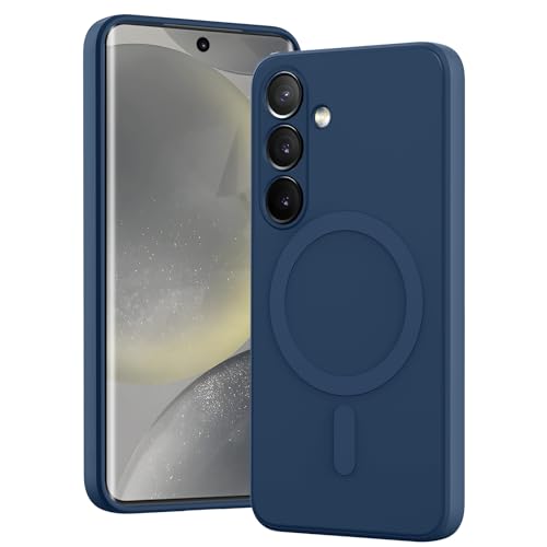 for Galaxy A36 5G Case,Magnetic,Wireless Charging,Slim Blue | Soft TPU Silicone Cover Phone Case for Samsung Galaxy A36 5G,Blue - color: Blue