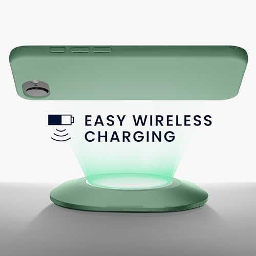 kwmobile Case Compatible with Apple iPhone 17e / iPhone 16e Case - Slim Protective TPU Silicone Phone Cover - Pottery Green - color: Pottery Green, size: iPhone 17e / iPhone 16e