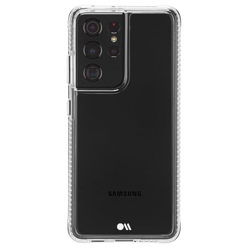Case-Mate - Tough Plus - Case for Samsung Galaxy S21 Ultra 5G - 15 ft Drop Protection - 6.8 inch - Clear - color: Clear Plus