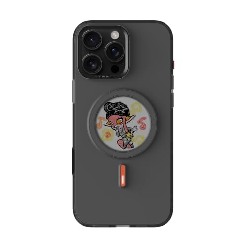 Instant Custom Case for iPhone 16 Pro Max (Black) | Battery-Free E Ink Phone Case, Personalize Your Case with Photos & AI Creations, MagSafe Compatible - color: Black, size: iPhone 16 Pro Max