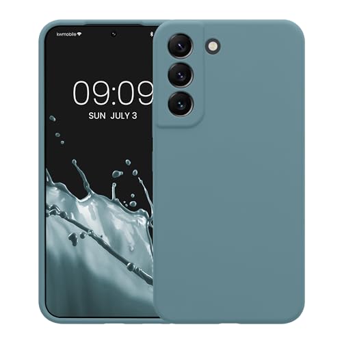 kwmobile Case Compatible with Samsung Galaxy S22 Case - Slim TPU Silicone Phone Cover - Soft Touch Finish - Arctic Night - color: Arctic Night, size: Galaxy S22
