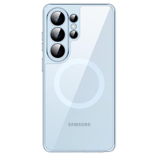 JETech Magnetic Case for Galaxy S26 Ultra, Omphalodes | Compatible with MagSafe, Full Camera Lens Protection, Shockproof Protective Phone Cover, Scratch Resistant Clear Back - color: Omphalodes, size: Galaxy S26 Ultra