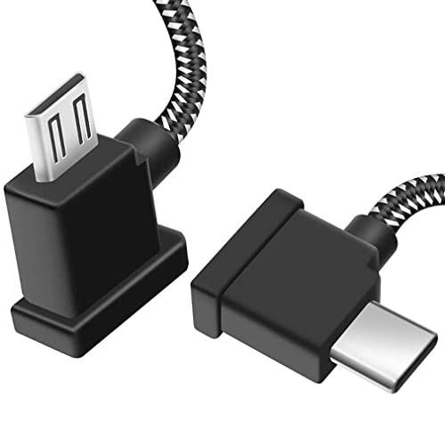 0.5FT Micro to USB C Remote Controller Cable for IPhone 17/16/15 Pro Max,DJI Mavic Mini/Mini SE/Mavic 2 Pro/Zoom/Mavic Air/Pro/Spark,DJI Drone to Tablet Cable OTG Data Cord Accessories USB C Connector - size: 0.5FT(6in), style: Micro to USB C