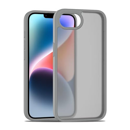 TENOC Phone Case Compatible with iPhone SE (2nd 2020 and 3rd 2022 Generation) & iPhone 7 & iPhone 8, Dark Gray Case Translucent Protective Bumper Matte Hard Back Cover for 4.7 Inch - color: Dark Gray, size: iPhone 7/8/SE
