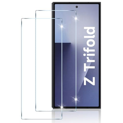 LYWHL 2-Pack Samsung Galaxy Z TriFold Tempered Glass Screen Protector | Front Screen Protector for Galaxy Z TriFold, Anti Scratch Bubble Free Case Friendly - Transparent - size: Samsung Galaxy Z Trifold