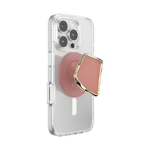 PopSockets Phone Grip for MagSafe, Magnetic Holder- Enamel Clay Cut - color: Enamel Clay Cut, style: MagSafe
