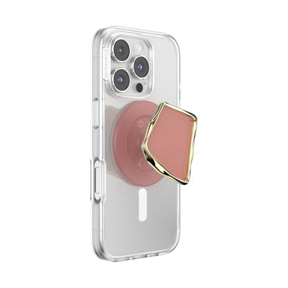 PopSockets Phone Grip for MagSafe, Magnetic Holder- Enamel Clay Cut - color: Enamel Clay Cut, style: MagSafe