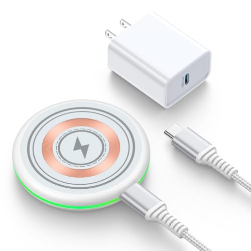 25W Magnetic Wireless Charger Pad for Google Pixel 11 Pro XL/10a/10 Pro/9/8 - color: White