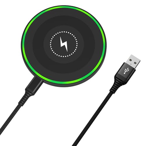 15W Wireless Charger Fast Charging Pad for razr+/Edge+/Moto G Stylus 2025 - color: Black