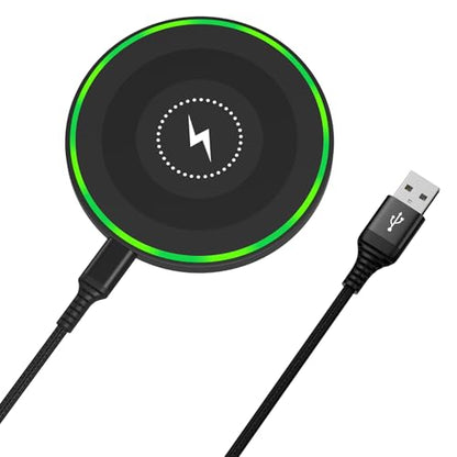 15W Wireless Charger Fast Charging Pad for razr+/Edge+/Moto G Stylus 2025 - color: Black