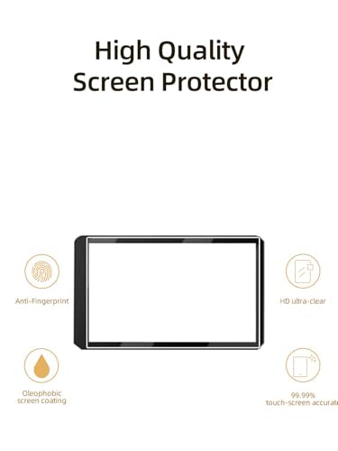 Screen Protector for Cuttable matte screen protector 5.12 * 2.83inch, 2-Pack Anti-Glare Matte Film, Easy Installation, Bubble-Free for 5.12 * 2.83inch, Touch Sensitive