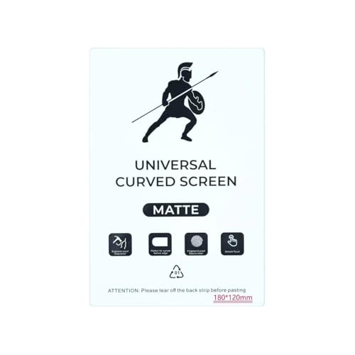8 inch -11 inch Universal Flexible Hydrogel Film Straight Curved Screen Protector Cut Machine Mobile Phone PAD Tablet Protective Film (Matte, 120mm X 180mm) - color: Matte, size: 120mm X 180mm
