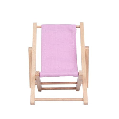 Foldable Wooden Cell Phone Stand, Phone Holder for Desk - color: Light Purple