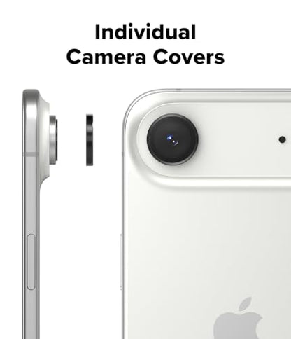 Ringke for iPhone Air Camera Lens Protector [Camera Lens Frame Glass Black] - size: iPhone Air
