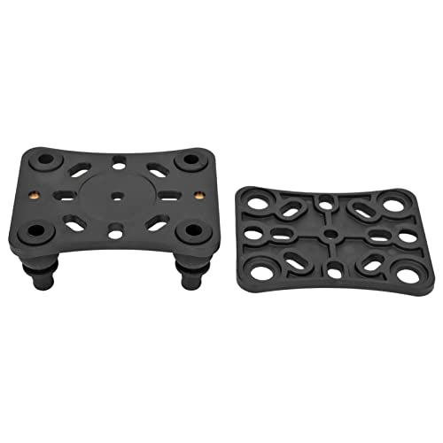 POCREATION Motorcycle Phone Mount, Bracket 4 Silicone Vibration Dampers with Nylon Base and Cavity Design for Bike Motorbike Handlebar Mobile Device Holder