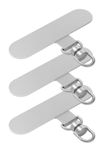 Cell Phone Lanyard Tab, Heavy Duty Universal Lanyard Tab - color: Sliver