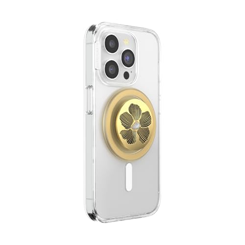 PopSockets Phone Grip for MagSafe, Magnetic Holder- Mae Flower Pearl - color: Mae Flower, style: MagSafe