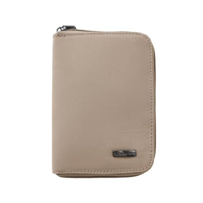 Travelon RFID Blocking Passport Zip Wallet - color: Sable