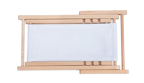 Foldable Wooden Cell Phone Stand, Phone Holder for Desk - color: White