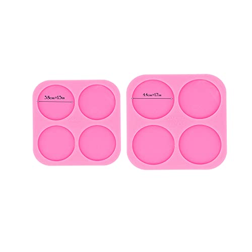 Super Glossy Resin Mold Phone Grip Epoxy Molds, Silicone Molds for Badge Reel DIY Telephone Stands Design (YMDY0532+DY0533) - color: YMDY0532+DY0533