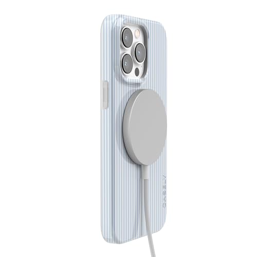 Casely iPhone 14 Pro Case | Marina Lines | Tiny Pinstripe | Compatible with MagSafe | Classic Ultra Thin Design - color: Marina Lines | Tiny Pinstripe, size: Iphone 14 Pro