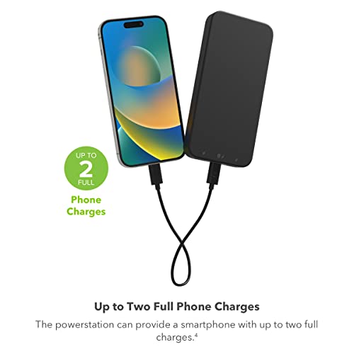 mophie Powerstation 2023 with PD Power Bank - 10,000 mAh Large Internal Battery, (2) USB-A Port and (1) 20W USB-C PD Fast Charging Input/Output Port, Travel-Friendly - size: 10,000 mAh, style: Gen 2