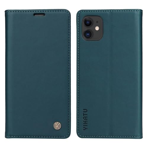 Caseurban Compatible with iPhone 11 Wallet Case PU Leather Flip Folio Case with Card Holder Magnetic Closure Shockproof Protective Phone Cover Blue - color: Blue, size: iPhone 11