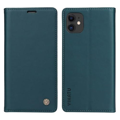 Caseurban Compatible with iPhone 11 Wallet Case PU Leather Flip Folio Case with Card Holder Magnetic Closure Shockproof Protective Phone Cover Blue - color: Blue, size: iPhone 11