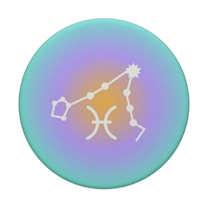 PopSockets Zodiac Phone Grip - Pisces Star Sign PopSockets Adhesive PopGrip - style: Adhesive PopGrip