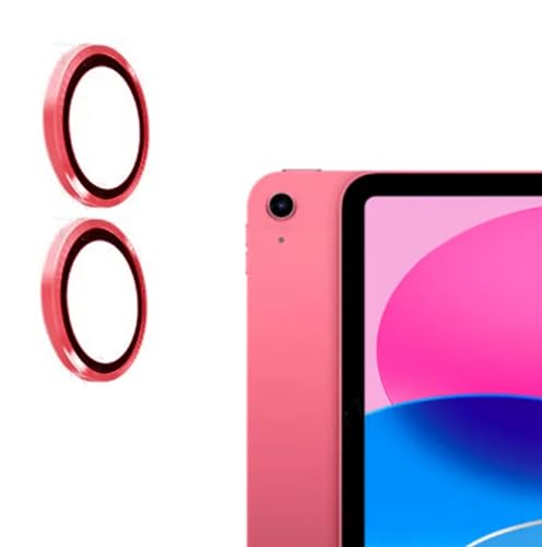 For iPad Air 13 & 11 Inch Camera Lens Protector Tempered Glass (M4) 2026 / 7th (M3) 2025 / 6th (M2) 2024- 2 Packs -Compatible with iPad 11th A16,iPad Mini 7 / Mini 6, iPad Air 2020/2022,iPad 10th Gen-Red - color: Red