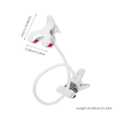Beaupretty Gooseneck Phone Holder Flexible Long Arm Cell Phone Mount with Stable Clamp for Bedside Desk Headboard Compatibility for Smartphones